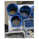 Assort of Screws, Including Tapcon, Drywall and Deck Screws.