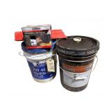 Buckets of Hydraulic Fluid - Hopkins Trailer Break Away System