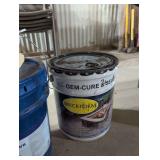 1 Bucket Diamond Clear 350, 1 Bucket Cure and Seal, 1 Bucket Gem-Cure mixed.