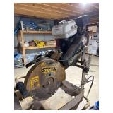 Stow Trak- 14 Masonry Saw - 14” - w/ Stand - Honda Gas Engine