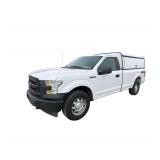 2017 Ford F-150 XL - 4x4 - 147,850 Miles - 8ft Bed with ARE Utility Cap - VIN: 1FTMF1E86HKC80348