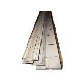 (11 Boxes) HZ Aluminum Liner Track 8ft Long - 25 pieces per box - Nocthed