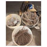 Buckets of 10" Nails - Various Anchor Kit