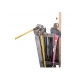 4 Hard Pry Bars, Sledge Hammer, Maul, Single Blade Ax