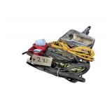 Jumper Cables,Tie Down Strap and Dust Pan