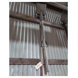 2- Long Handled Flat Shovels 1- Short Handled Flat Shovel