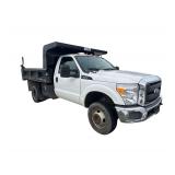 2016 Ford F-350 Dump Truck - VIN#: 1FDRF3H68GEC39644 - Odometer: 141,808 - 5/26 Inspection - 6.2L, V8 - 4WD - 2 Door Cab - Dual Rear Wheels - Zoresco Rugby 9