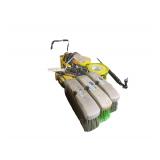 3 Brush / Broom Heads 10"x2.5"x4", 2Rolls of Caution Tape 4 Staplers