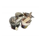 4 Buckets of Hand Trowels