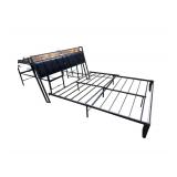 Full Size Bed Frame w/ L Shaped Computer Desk