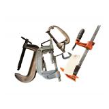 4 C Clamps and a 16" Jorgensen Wood Clamp