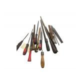 An Assortment of Rasps and Chisels Round and Flat