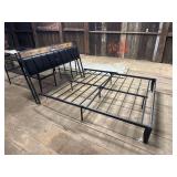 Full Size Bed Frame w/ L Shaped Computer Desk