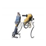 2 Electric Angle Grinders DeWalt D28402 and a Mystery Grinder