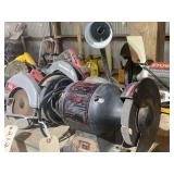 A Craftsman 6" Electric Bench Grinder 1/3 Horsepower