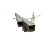 5 Aluminum Square Tubes - 9