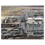 4 Pallets of Pavers & Cinderblock