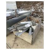 Crate of Aluminum Pool Cover Rails - 2