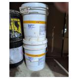 2 Buckets Mastercure ER50, 1 Sherwin-Williams Thinner, 1 Partial Unknown.