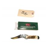 USA Lock Back Knife With Box