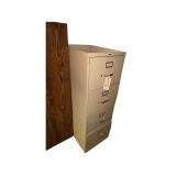 HON 4 Drawer Metal Filing Cabinet 18x25x52 Inches