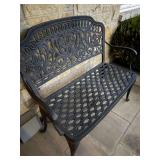 Wrought Iron Bench