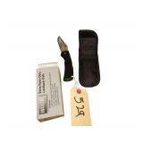 Maxam Lock Back Knife With Sheath