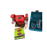 Corded Electric Grinder - Corder Electric Palm Sander - Sanding Disk