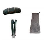 Camping tent and gear mats,sleeping bags and cot