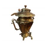 Antique Brass Russian Samovar - Very Rare - Brass - Late 19th Century