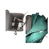 Polaroid Cera with Case - Lap Blanket- Camera Bag