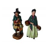 Royal Doulton Figurines - The Mask Seller & The Orange Lady