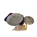 Mikasa Fine China Primrose Bowls and Sugar Bowl.