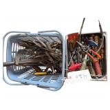 Basket/Bin Of Assorted Hand Tools