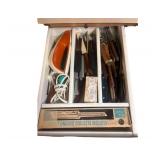 Drawer Lot of Knives and Kitchen Utensils