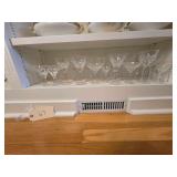 Baccarat Crystal Wine, Champagne, Liqueur Glasses. Approx. 7 Complete Sets