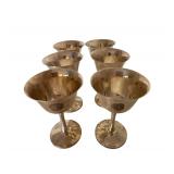 6 Sterling Silver Goblets