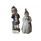 Pair of Royal Copenhagen Figurines
