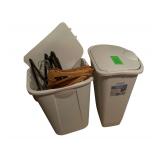 2 Garbage Cans