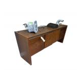 Wooden Cradenza With Built In Money Box - 6’ L. X 18” D. X 29” H.