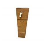 Steel File Cabinet- 15” L. Xx21” D. X 54.5” H.