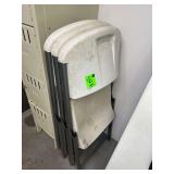 3 Lifetime Folding Chairs