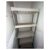 Plastic Shelving Unit - 30" x 14" x 73"