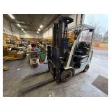 Nissan AF30 Forklift - Model MAP1F1A15LV - 3 Stage Mast - 2,400lb Capacity - 42" Forks - Pneumatic Tires - Propane - RESERVED FOR LOADOUT - MUST BE REMOVED ANOTHER DATE - TANKS NOT INCLUDED