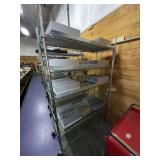 Metal Rolling Shelves - Heat Sink - 48" x 18" x 77"