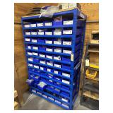 Fastenal Hardware Organizer Rack w/ Bins - SEE PHOTOS - 48" x 24" x 78"