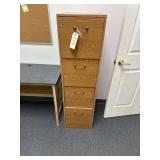 Steel File Cabinet- 15” L. Xx21” D. X 54.5” H.