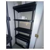 Plastic Shelving Unit w/ Various Light Bulbs & ULine Labels - 15W, 4000K - 20W, 5000K - 30" x 14" x 73"