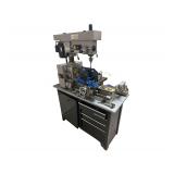 Smithy Granite 1220 LTD Drilling/ Milling Lathe Machine - 1PH Motor - Attached to Craftsman Tool Chest w/ Parts & Accessories - 48" x 20" x 66"