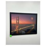 Framed/Matted Print Of The Golden Gate Bridge - 43.5”L. X 33.25”W.